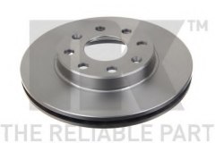 Тормозной диск для CHEVROLET AVEO седан (T300) 1.2 LPG 2012-, код двигателя A 12 XER, V см3 1229, кВт 63, л.с. 86, Бензин/автогаз (LPG), GENERAL MOTORS 96574633